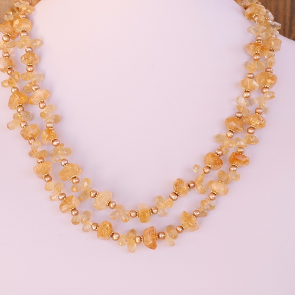 SOLD!! Citrine necklace - Picture 4 of 7